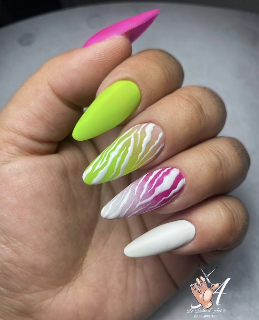 extensions d'ongles nail art